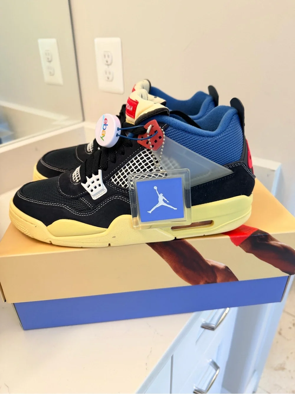 Jordan 4 Union LA off noir size 10.5 NIB